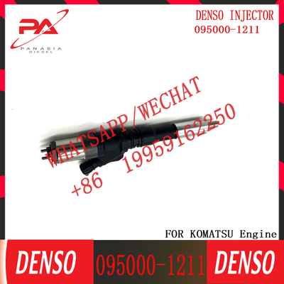 Common Rail Fuel Injector 095000-1211 095000-1210 6156-11-3300 for KOMATSU FC450-7 6D125 PC400-7 PC450-7
