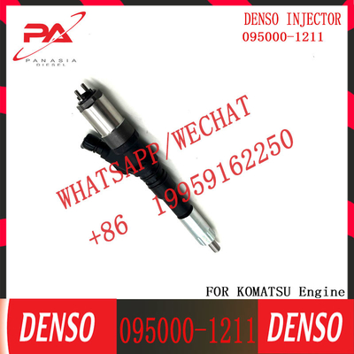 Common Rail Fuel Injector 095000-1211 095000-1210 6156-11-3300 for KOMATSU FC450-7 6D125 PC400-7 PC450-7