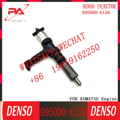 Diesel Common Rail Fuel Injector 095000-6120 For Komatsu PC600 Excavator 6261-11-3100 injector diesel