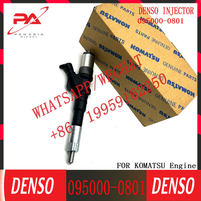 0950000801 Original Auto Parts Diesel Fuel Injector Engine Common Rail Injector 6156-11-3100 095000-0801