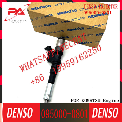0950000801 Original Auto Parts Diesel Fuel Injector Engine Common Rail Injector 6156-11-3100 095000-0801