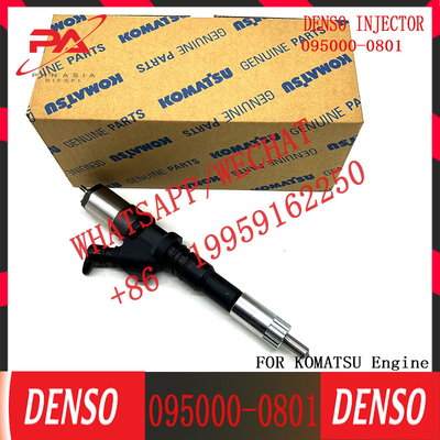 0950000801 Original Auto Parts Diesel Fuel Injector Engine Common Rail Injector 6156-11-3100 095000-0801