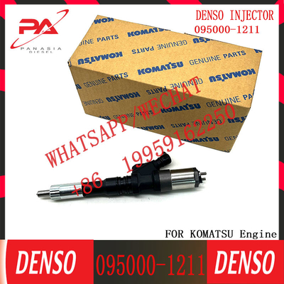 Common Rail Fuel Injector 095000-1211 095000-1210 6156-11-3300 for KOMATSU FC450-7 6D125 PC400-7 PC450-7