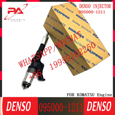 Common Rail Fuel Injector 095000-1211 095000-1210 6156-11-3300 for KOMATSU FC450-7 6D125 PC400-7 PC450-7