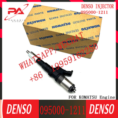 Common Rail Fuel Injector 095000-1211 095000-1210 6156-11-3300 for KOMATSU FC450-7 6D125 PC400-7 PC450-7