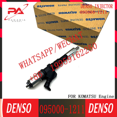 Common Rail Fuel Injector 095000-1211 095000-1210 6156-11-3300 for KOMATSU FC450-7 6D125 PC400-7 PC450-7