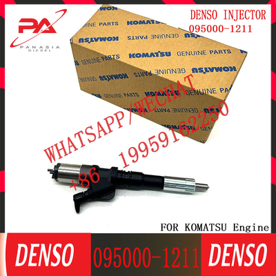 Common Rail Fuel Injector 095000-1211 095000-1210 6156-11-3300 for KOMATSU FC450-7 6D125 PC400-7 PC450-7