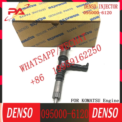 High quality new PC650-8 Diesel Engine 6D140 Common Rail Fuel Injector 095000-6120