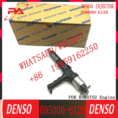 High quality new PC650-8 Diesel Engine 6D140 Common Rail Fuel Injector 095000-6120