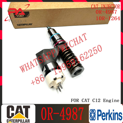 Common rail diesel fuel injector 0R-4987 10R-1264 10R-0967 212-3462 10R-0961 212-3469 For Caterpillar C10 C12 Engine