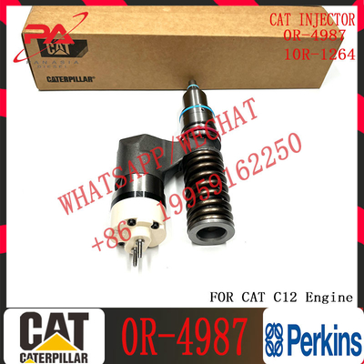 Common rail diesel fuel injector 0R-4987 10R-1264 10R-0967 212-3462 10R-0961 212-3469 For Caterpillar C10 C12 Engine