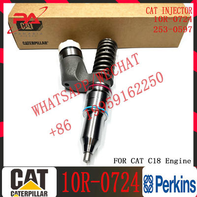 Common rail injector fuel injector 253-0616 253-0618 291-5911 10R-0724 253-0597 20R-8048 211-3025 for C15 C18 Excavator