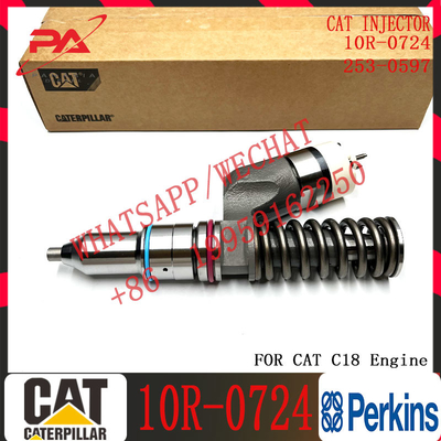 Common rail injector fuel injector 253-0616 253-0618 291-5911 10R-0724 253-0597 20R-8048 211-3025 for C15 C18 Excavator
