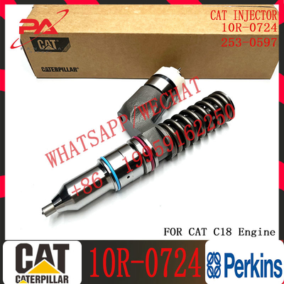 Common rail injector fuel injector 253-0616 253-0618 291-5911 10R-0724 253-0597 20R-8048 211-3025 for C15 C18 Excavator