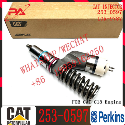 Diesel Fuel Injector 235-1403 253-0597 10R-9787 10R-7228 10R-2772 10R-7231 10R-7230 For Caterpillar C15 C18