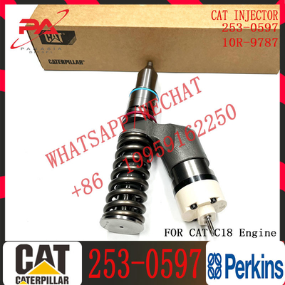 Diesel Fuel Injector 235-1403 253-0597 10R-9787 10R-7228 10R-2772 10R-7231 10R-7230 For Caterpillar C15 C18