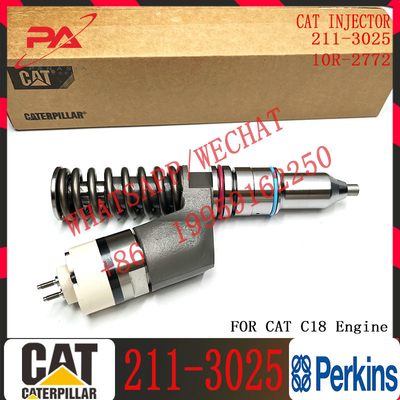 C-a-t Diesel Fuel Common Rail Injector 211-3025 10R-0955 10R-7228 10R-2772 10R-7231 For Caterpillar Excavator C18