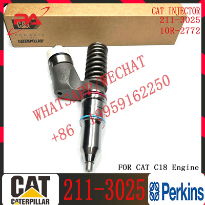 C-a-t Diesel Fuel Common Rail Injector 211-3025 10R-0955 10R-7228 10R-2772 10R-7231 For Caterpillar Excavator C18