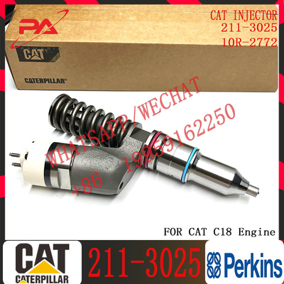 C-a-t Diesel Fuel Common Rail Injector 211-3025 10R-0955 10R-7228 10R-2772 10R-7231 For Caterpillar Excavator C18