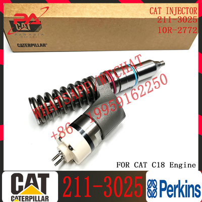 C-a-t Diesel Fuel Common Rail Injector 211-3025 10R-0955 10R-7228 10R-2772 10R-7231 For Caterpillar Excavator C18