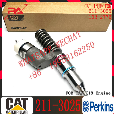 C-a-t Diesel Fuel Common Rail Injector 211-3025 10R-0955 10R-7228 10R-2772 10R-7231 For Caterpillar Excavator C18