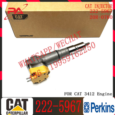 common rail injector 222-5967 232-1175 171-9704 196-1401 222-5966 173-9268 for C-A-T 3412 engine