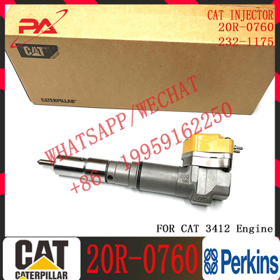 Diesel Fuel Injector 179-6020 20R-0760 198-7912 232-1168 156-3895 204-2467 232-1167 for C-aterpillar 3412 Engine