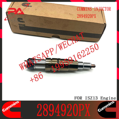 Common rail injector fuel injecto 2894920PX 2058444 2482244 2031386 4326989 4326959 for ISZ13 Excavator DC09 DC16 DC13