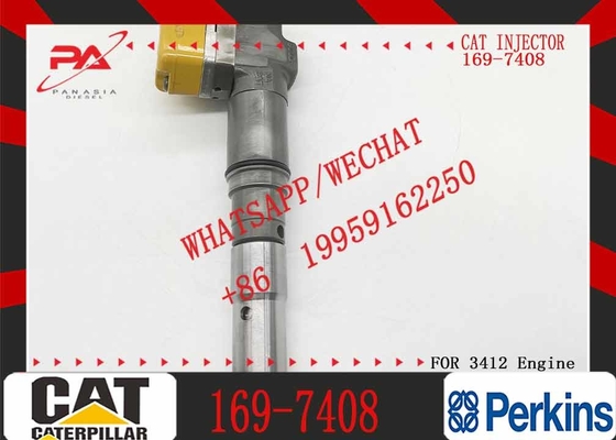 Rushed Fuel Injector Assembly 169-7408 1697408 For CAT Engine 3412 Series