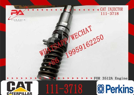 Construction Mechanical Engine Parts Diesel Fuel Injectors 4P9076 111-3718 For Caterpillar 3508 3512 3516 Engine