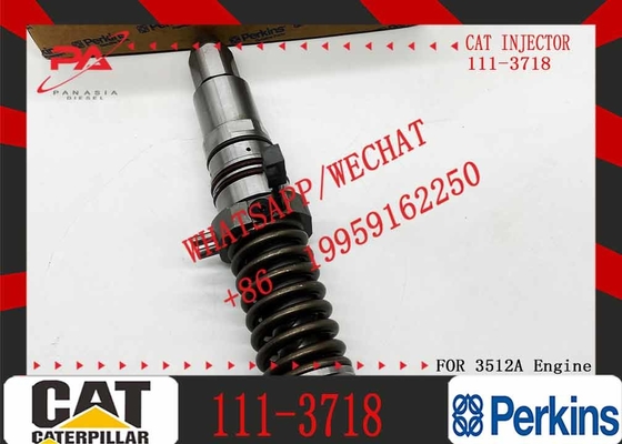Construction Mechanical Engine Parts Diesel Fuel Injectors 4P9076 111-3718 For Caterpillar 3508 3512 3516 Engine