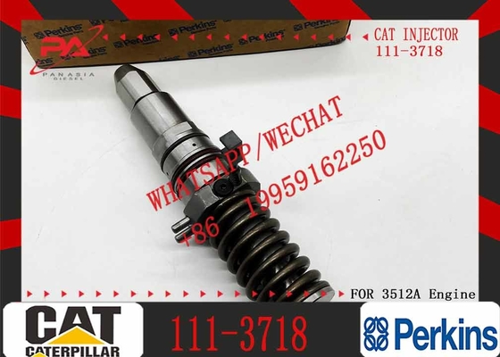 Construction Mechanical Engine Parts Diesel Fuel Injectors 4P9076 111-3718 For Caterpillar 3508 3512 3516 Engine