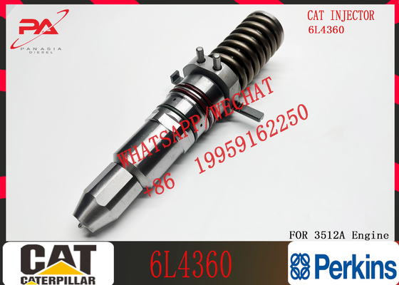 Common rail injector fuel injecto 6L4360 0R-8338 111-3718 10R-1252 for 3512A Excavator