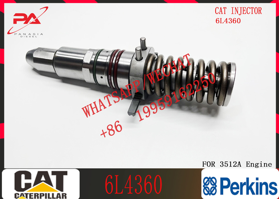 Common rail injector fuel injecto 6L4360 0R-8338 111-3718 10R-1252 for 3512A Excavator