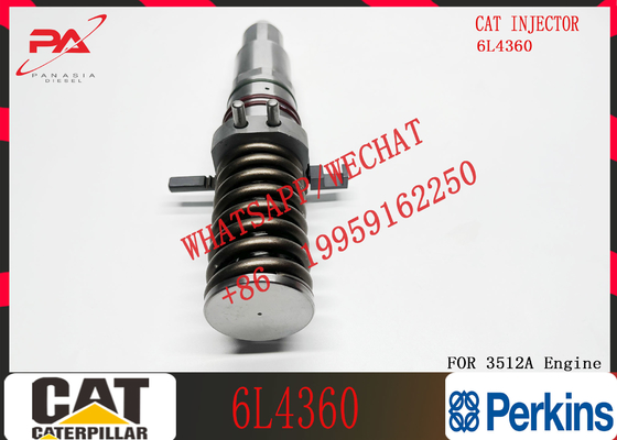 Common rail injector fuel injecto 6L4360 0R-8338 111-3718 10R-1252 for 3512A Excavator