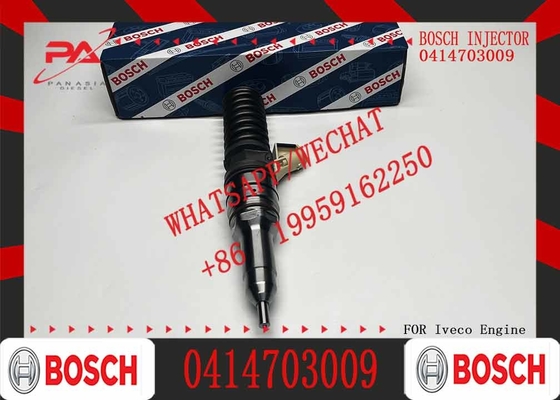 Original New 0414703009 Fuel Injector Nozzle 504287069 Common Rail Injector For Diesel Engine In Stock