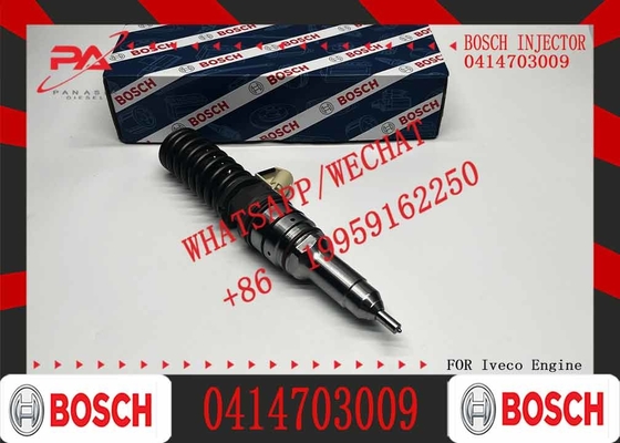 Original New 0414703009 Fuel Injector Nozzle 504287069 Common Rail Injector For Diesel Engine In Stock