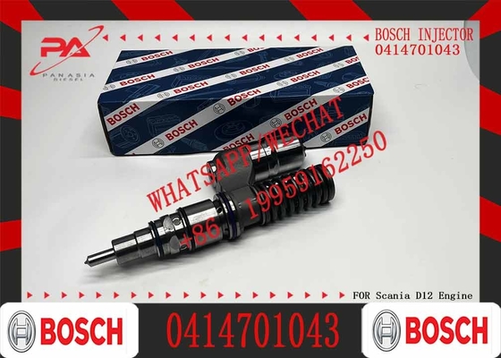 Heavy Truck Fuel Injector 0414701092 1734493 0414701043 1665000Z11 for BOSCH SCANIA Diesel Engine
