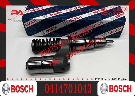 Heavy Truck Fuel Injector 0414701092 1734493 0414701043 1665000Z11 for BOSCH SCANIA Diesel Engine