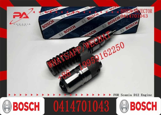 Heavy Truck Fuel Injector 0414701092 1734493 0414701043 1665000Z11 for BOSCH SCANIA Diesel Engine