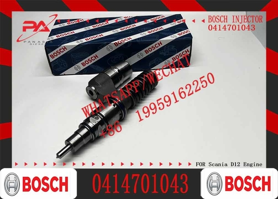 Heavy Truck Fuel Injector 0414701092 1734493 0414701043 1665000Z11 for BOSCH SCANIA Diesel Engine