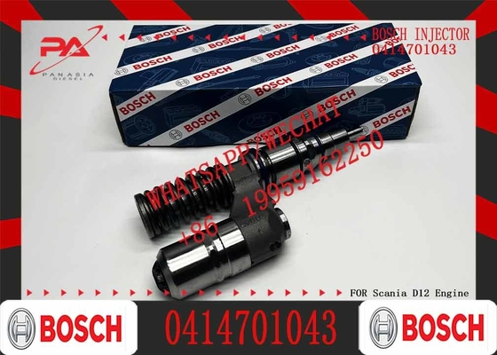 Heavy Truck Fuel Injector 0414701092 1734493 0414701043 1665000Z11 for BOSCH SCANIA Diesel Engine