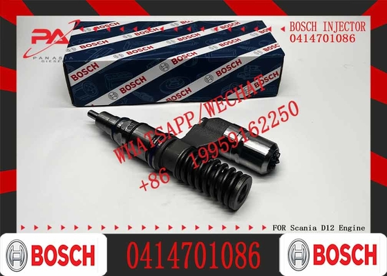 Heavy Truck Fuel Injector 0414701086 2599428 1943974 for BOSCH SCANIA DC9.50 Diesel Engine