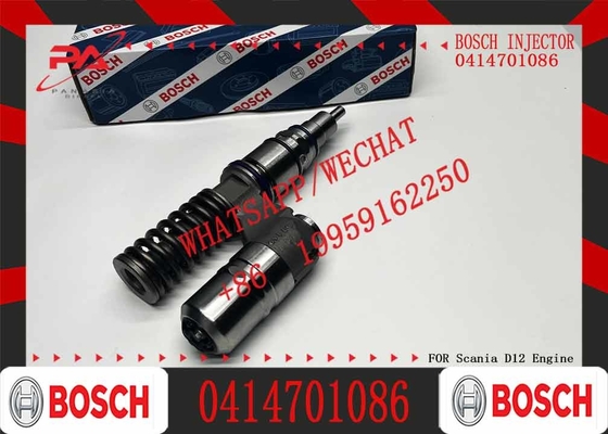 Heavy Truck Fuel Injector 0414701086 2599428 1943974 for BOSCH SCANIA DC9.50 Diesel Engine