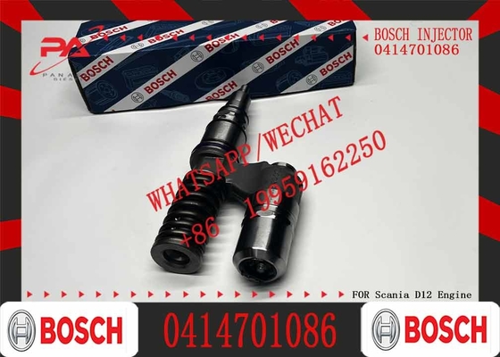 Heavy Truck Fuel Injector 0414701086 2599428 1943974 for BOSCH SCANIA DC9.50 Diesel Engine