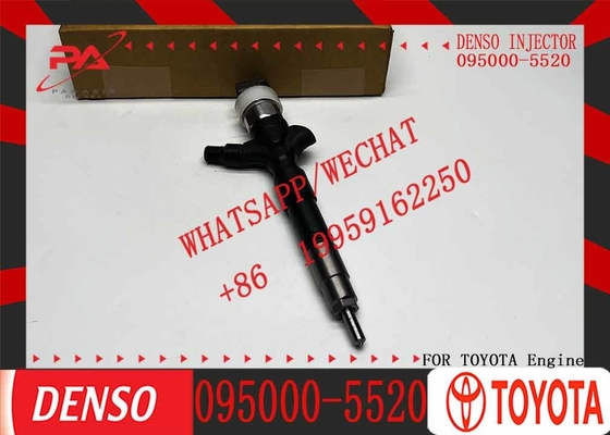  2KD New Diesel Common Rail Fuel Injector 095000-5520 Nozzle Injector 095000 5520 0950005520 for Toyota