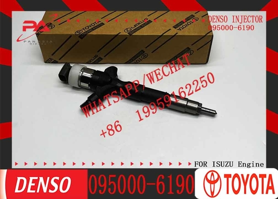 High Quality Common Rail Injector Diesel Fuel Injector 095000-6190 23670-30100 For TOYOTA HILUX 2KD-FTV Engine