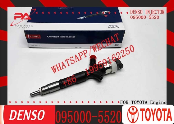  2KD New Diesel Common Rail Fuel Injector 095000-5520 Nozzle Injector 095000 5520 0950005520 for Toyota Hilux