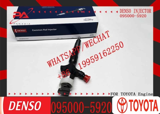  23670-09070 2KD-FTV 095000-5920 diesel fuel auto engine common rail injector 0950005920 Euro4 for denso