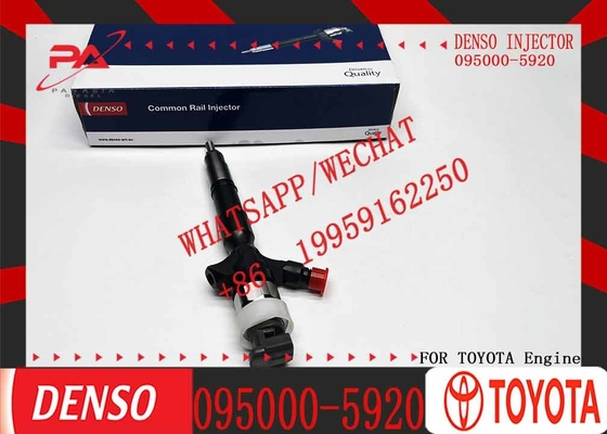  23670-09070 2KD-FTV 095000-5920 diesel fuel auto engine common rail injector 0950005920 Euro4 for denso